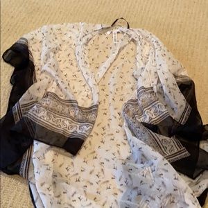 BCBG sheer Kimono